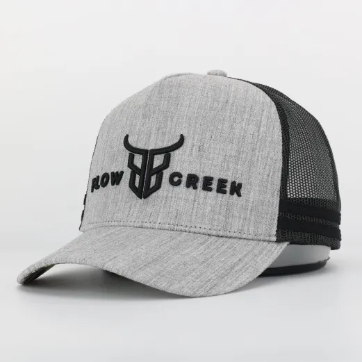 Grey and Black Flow Creek Trucker